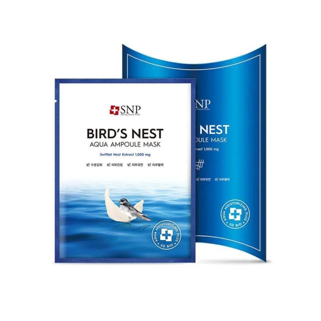 SNP Bird's Nest Aqua Ampoule Mask 25mlx10pcs (Expiry Date Jan 2024