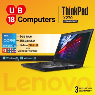Lenovo Ultrabook X270 ThinkPad i5 7th Gen Windows 11 PRO MS Office