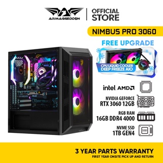 Armaggeddon Nimbus Pro 3060 Customized MATX Gaming PC | Intel | AMD Ryzen | Nvidia GeForce RTX 3060