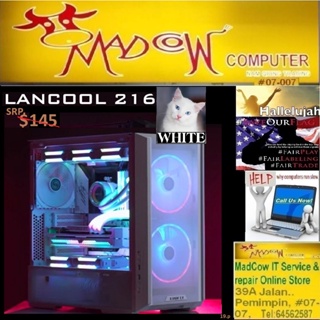 Lian li Lancool 216 RGB-White-ATX case(1Y),