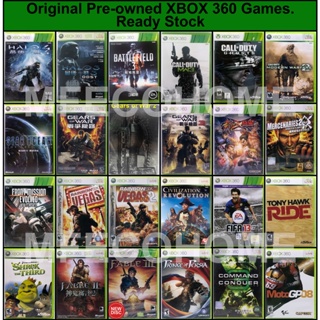 Original XBOX 360 Pre Owned Used Call of Duty Battlefield Black Ops GTA V Naruto Console Games A 🎮🎮🎮