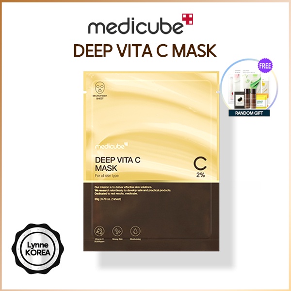 Medicube Deep Vita C Facial Mask / Full Rich Vita Mask | Shopee Singapore