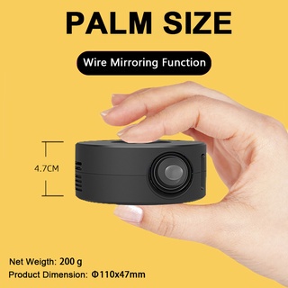 💎READY STOCK💎UNIC YT200 super mini projector LED Mobile Support 1080P Cinema Media Projector