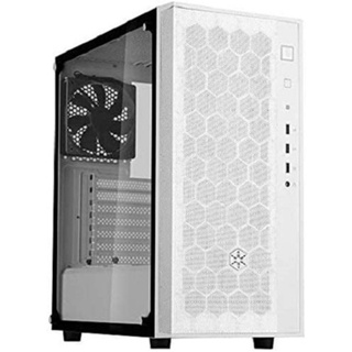 SilverStone Technology FARA R1 Mid-Tower ATX Case (Tempered Glass, White)