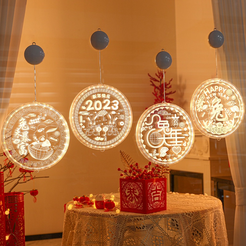 Chinese New Year 2023 Decoration The Door New Year Light Chinese New