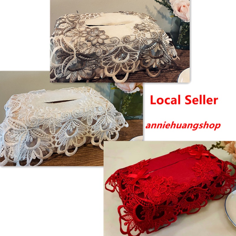 [SG Seller] tissue box cover matching table runner cloth cushion cover placemat home decoration Local Seller Ready Stock