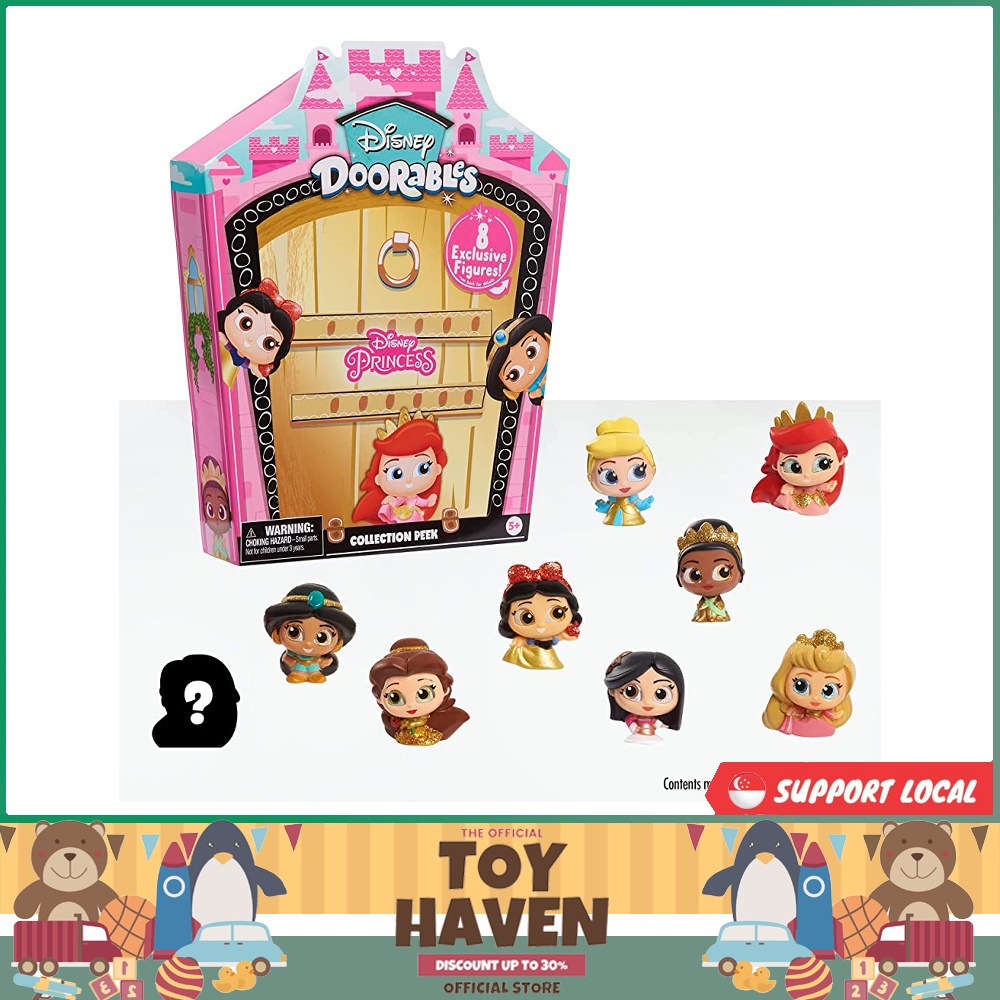 [sgstock] Disney Doorables Glitter and Gold Princess Collection Peek