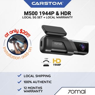 SG Instock 70Mai M500 Inbuilt 32GB International Version Dash Cam Car Recorder Dashcam