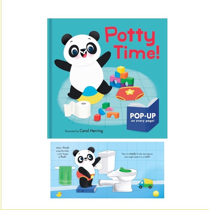 Potty Time Pop Up Story Book For Kids to Start Potty Training | Shopee ...