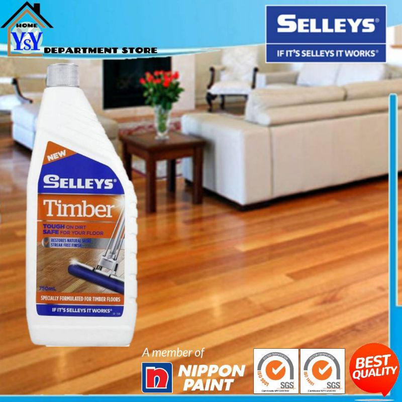 SELLEYSTIMBER FLOOR CLEANER RESTORES NATURAL SHINE Shopee Singapore