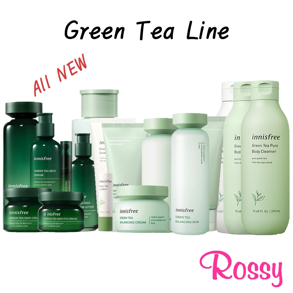 Innisfree Green Tea Line (All) (Skin,Lotion,Serum,Eye,Cream,Sleeping