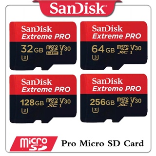 Sandisk Memory Card Drive Extreme Pro Micro SD Card 32GB-512GB U3 V30 for Camera