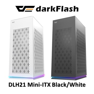 Darkflash DLH21 Mini-ITX PC case Black / White