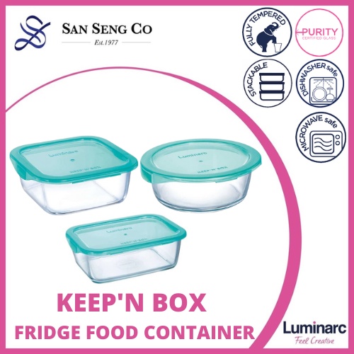 San Seng Luminarc Keep'n Box Tempered Glass, Food storage box
