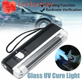 FORBETTER Portable UV Cure Light Car Window UV cure lamp LED UV Lamp Auto Glass Replaceable Battery Resin Cured Windshield Automotive Glass Repair Tools Glass Film Curing Ultraviolet Detector