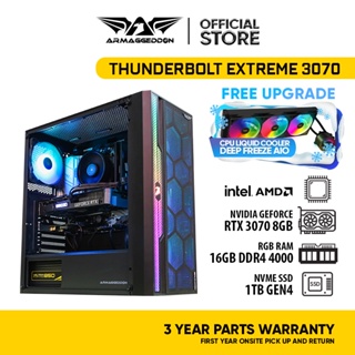 Armaggeddon Thunderbolt Extreme 3070 Customized MATX Gaming PC | Intel | AMD Ryzen | Nvidia GeForce RTX 3070