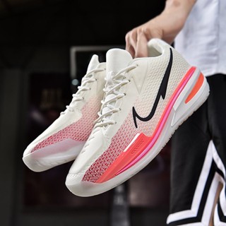 ZOOM GT Cut basketball shoes white peach blue gray combat wear-resisting whole pZOOM GT Cut 篮球鞋水蜜桃白蓝灰实战耐磨全掌气垫男女运动鞋11.23 #6