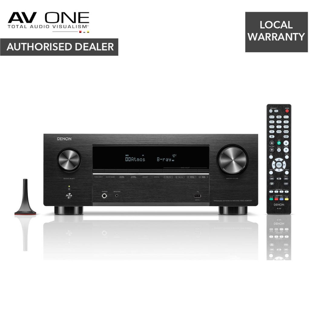 Denon AVCX3800H 9.4 Ch. 8K AV Receiver AV One Authorized