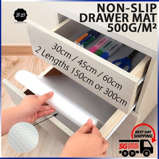 🚀[SG] Non-Slip Drawer Mat/ Anti-Slip Kitchen Cupboard Plastic Mat/ Non Slip Food Grade Fridge Mat