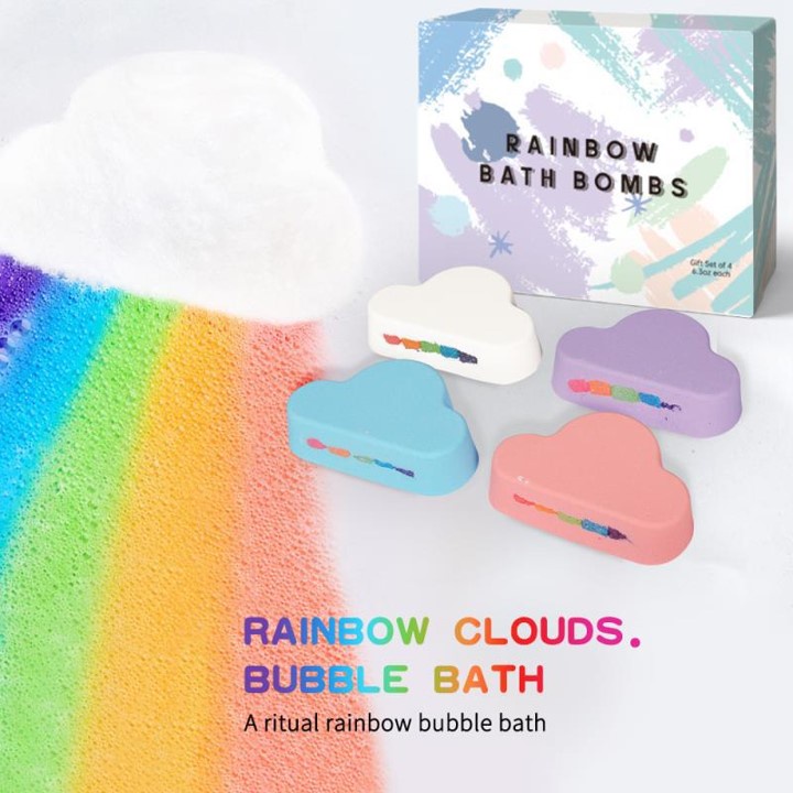 Rever rainbow bath bomb