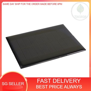 (SG STOCK) 5V 200mA Solar Panel 110 x 80mm Power Energy