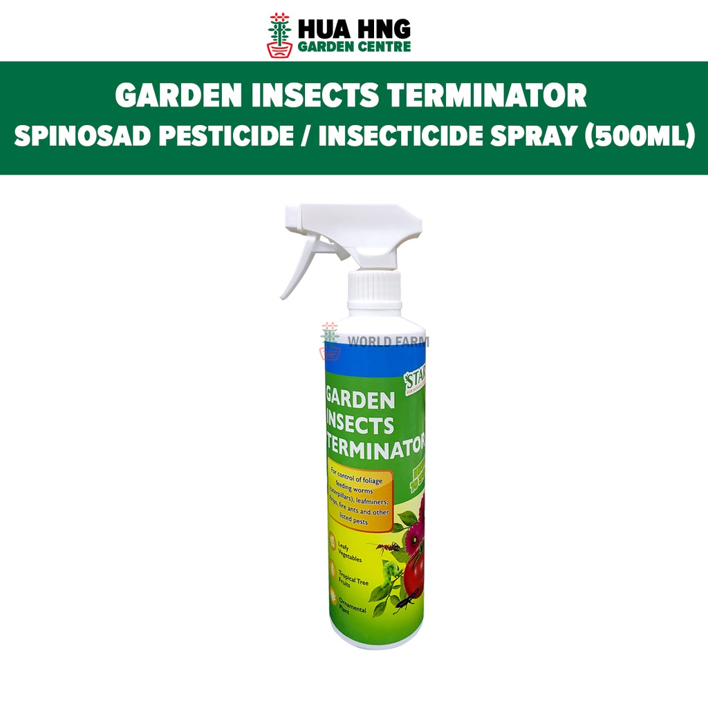 Garden Insects Terminator, Spinosad Pesticide / Insecticide Spray