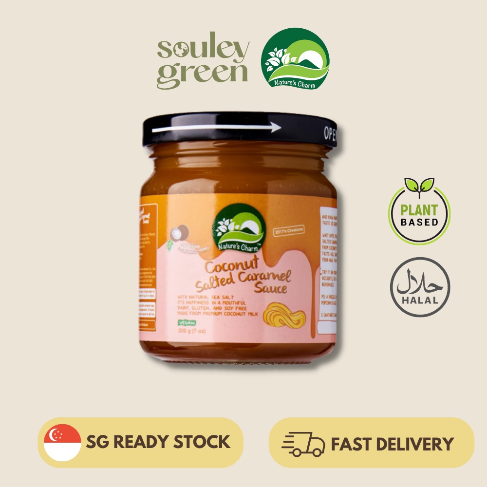 [SG Ready Stock] Nature's Charm Coconut Salted Caramel Sauce 200g