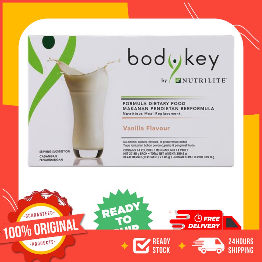 Amway Bodykey By Nutrilite Meal Replacement Shake Vanilla Shopee