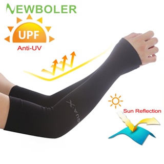 NEWBOLER Sun UV Protection Bicycle Arm Sleeve Bike Arm warmer Cycling Arm Sleeve For Men And Women
