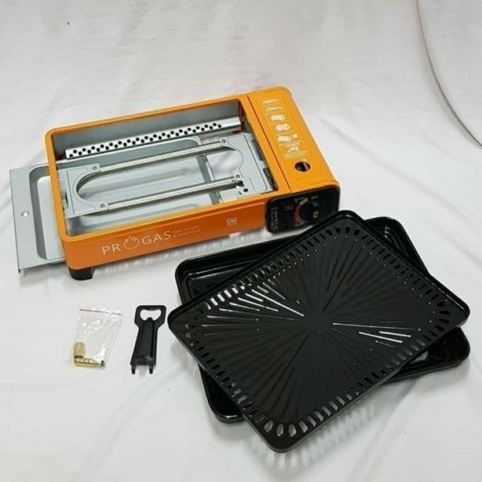Sukiya Korea Bbq Grill Stove Bbq Progas Portable 2In1 Package 4Gas