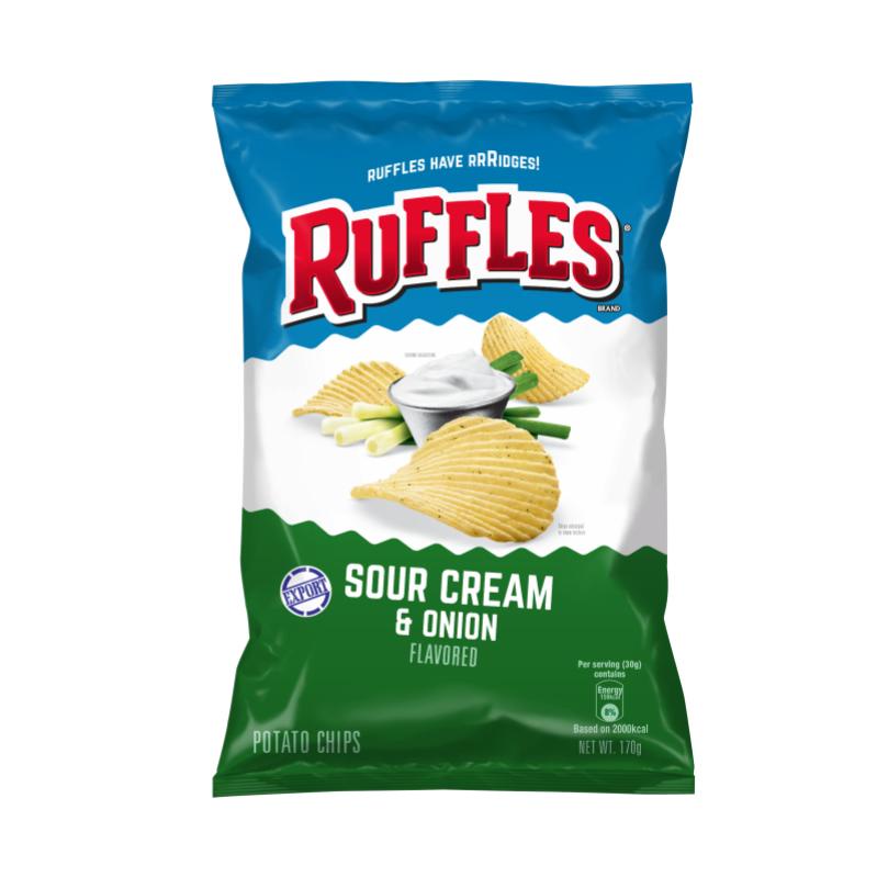 Ruffles Sour Cream & Onion 170g DKSHSG Shopee Singapore