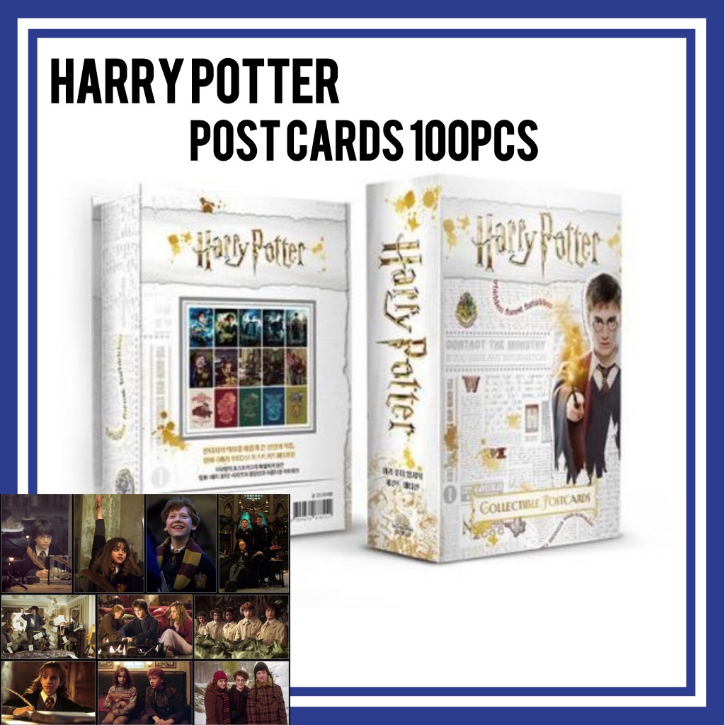 Harry Potter Post Card 100pcs/Post Card Book/Harry Potter Cards
