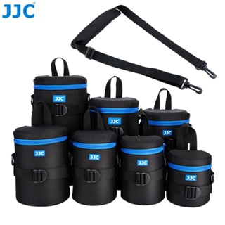 JJC Deluxe Lens Pouch, Portable Camera Lens Waist Bag and Belt, Anti-shock Water-resistant Protective Storage Lens  Case for Canon / Nikon Sony / Tamron & More Camera Lenses