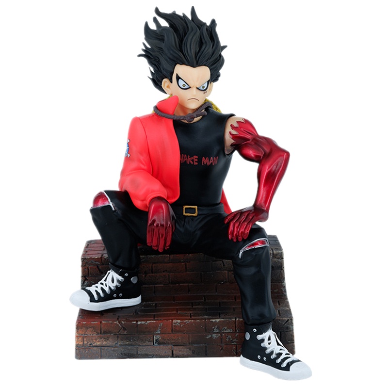 Figurine One Piece Luffy Gear 4 Monkey King Crow Cannon - 29 Cm - PVC