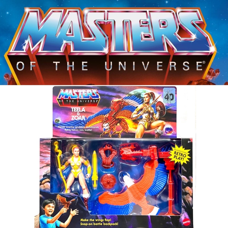 Mattel Masters of the Universe MOTU Origins Teela and Zoar Exclusive 2 ...