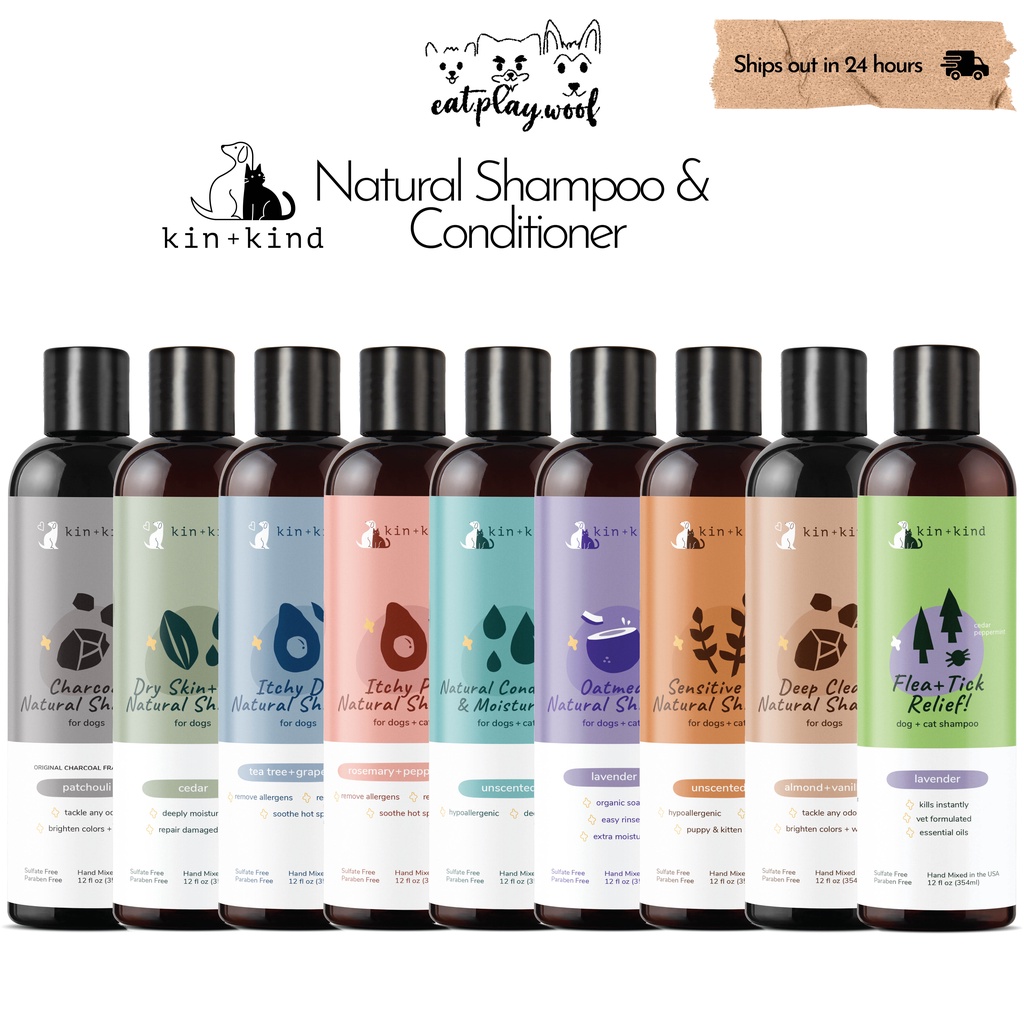 Kin + Kind Shampoo and Conditioner for Dogs (354ml) Shopee Singapore