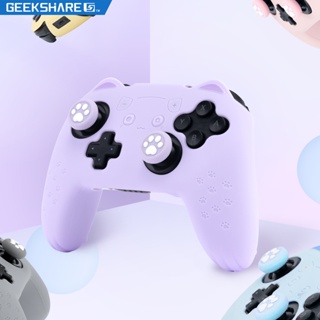 Geekshare Nintendo Switch NS PRO Controller Silicone Cover All Inclusive Soft Case Cute Cat Ear Case