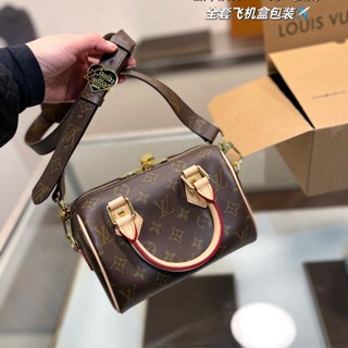 LV Women's Bag Speedy Pillow Bag Brown Fashion 85 Versatile 1** Size: 20cm #7