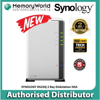 SYNOLOGY 2 Bay NAS DiskStation DS220j (Diskless). Local 2 Years warranty. GRAB ! SPECIAL DEAL !