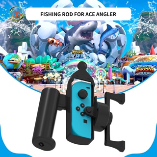 CHARMANT  Fishing Rod Controller Hand Grips Case Game Handle Holder for Switch/Switch OLED