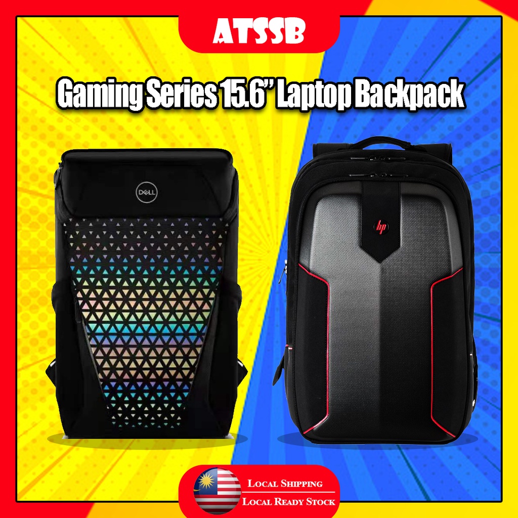 ATSSB 15.6 inch Laptop Gaming Backpack Notebook Bag Travel Bag For Dell
