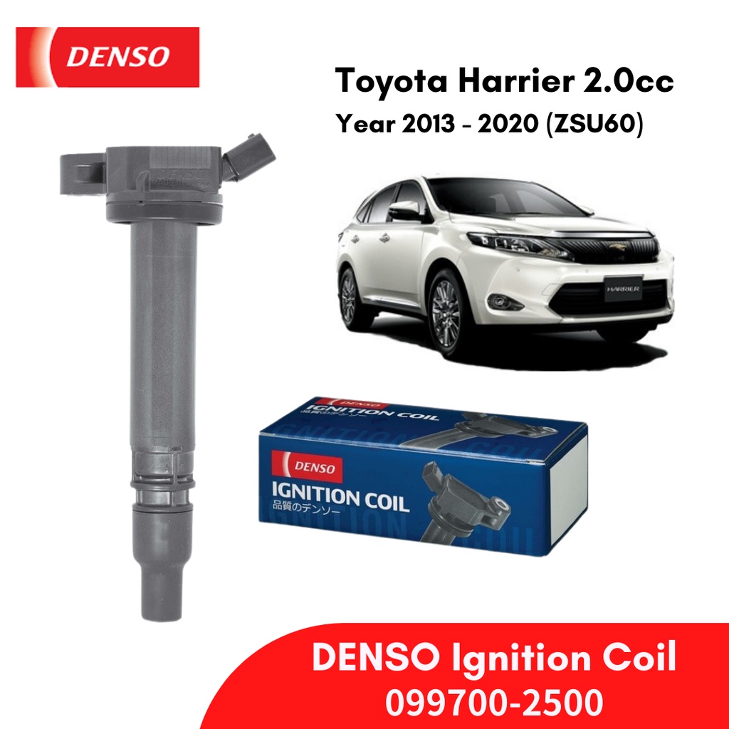 DENSO Ignition Coil 099700 2500 1pc For Toyota Harrier ZSU60 2 0cc 