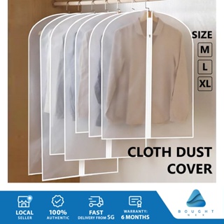 Clothes Dust Cover Transparent Dress Covers Cloth Hanging Washable Dust-Proof Suit Garment Bags