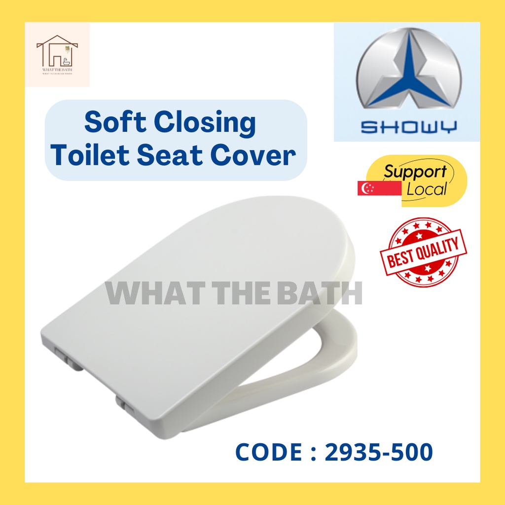 [SG SELLER] Showy Soft Closing Toilet Bowl Seat Cover (2935500) Shopee Singapore