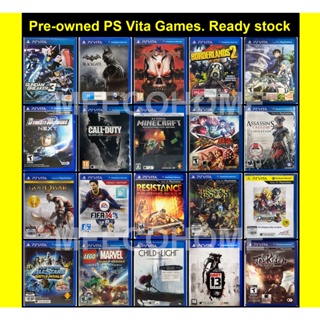 PS Vita Pre Owned Used Games Cartridge Batman FIFA God of War Call of Duty Final Fantasy PlayStation PSV Set B
