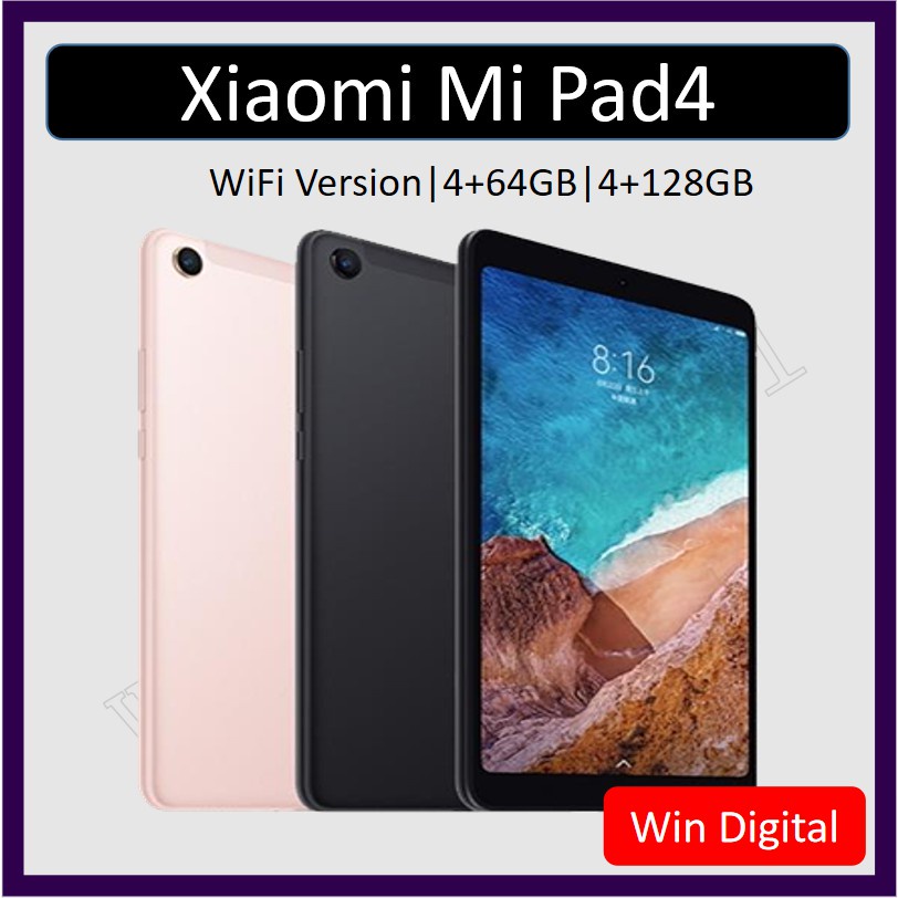 Xiaomi Mi Pad 4 WiFi LTE Demo Set 99 New Global Rom Shopee Singapore