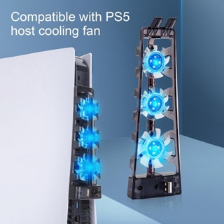 PS5 Cooling Fan For PS5 Console Cooler Fans with LED Indicator for Sony Playstation 5 Console Cooling Cooler