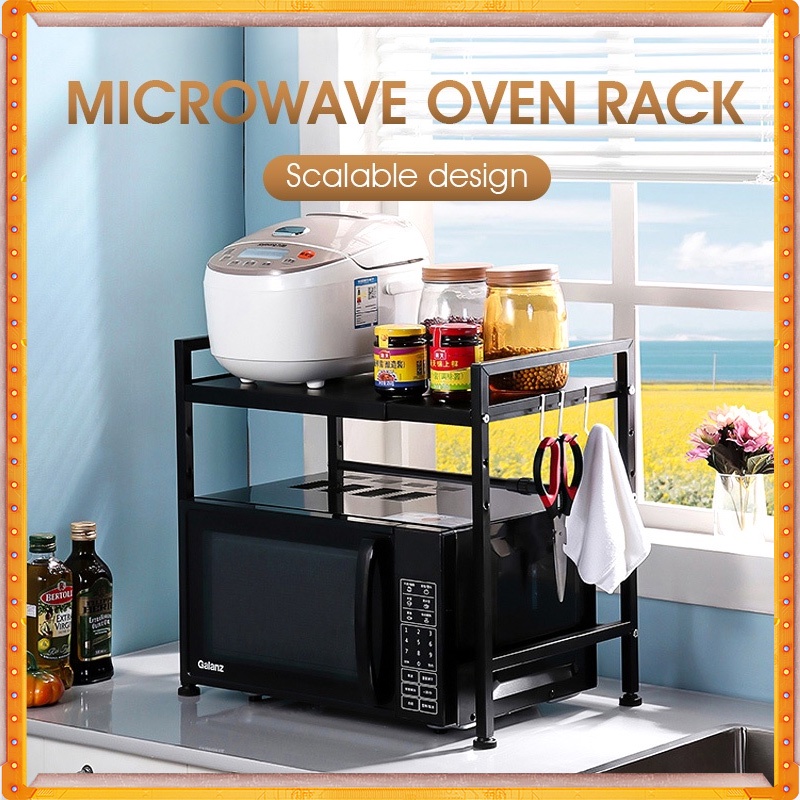 Kitchen Rack Kitchen Organiser Oven Shelf Microwave Rack Adjustable
