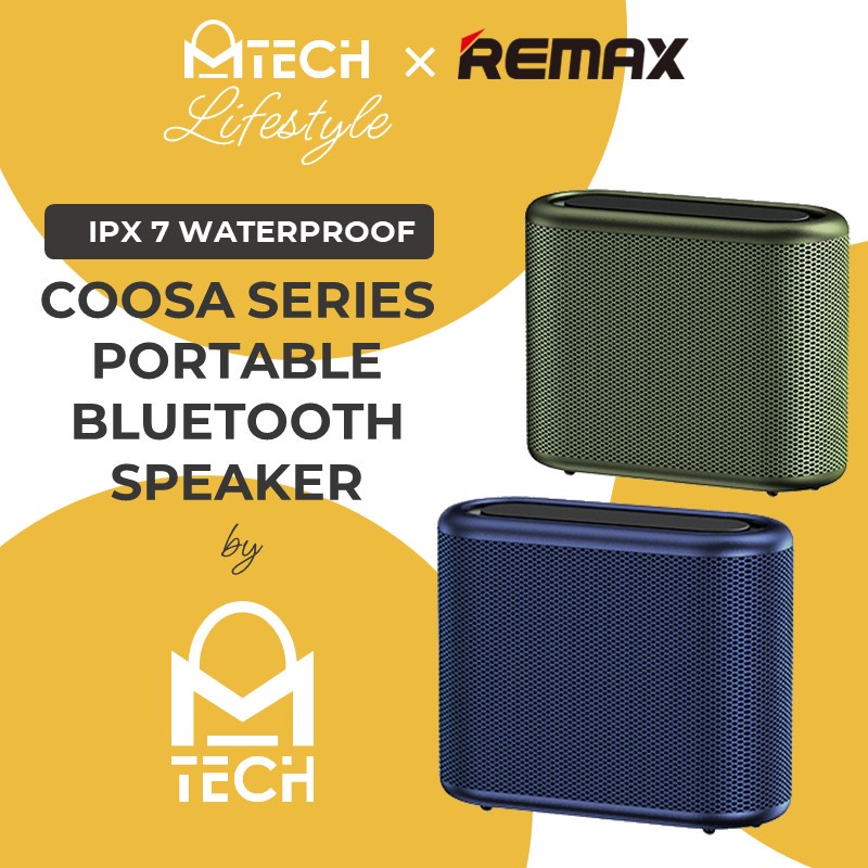 REMAX RBM63 IPX7 Coosa Series Portable Waterproof Wireless Speaker