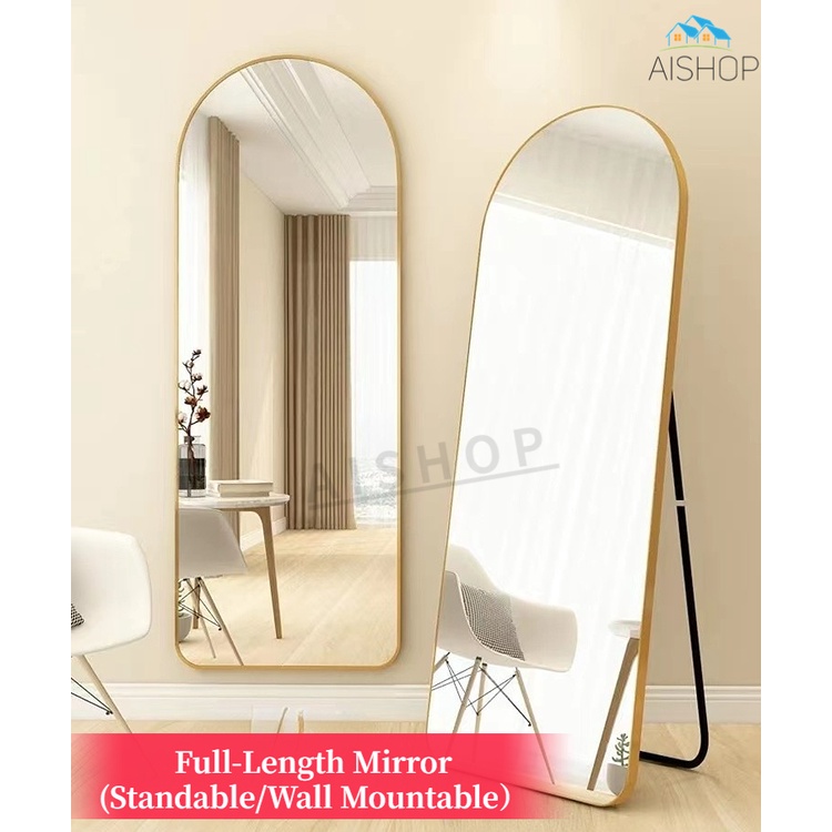[SG Seller]Full Length Mirror Floor Stand Mirror Home Bedroom Wall